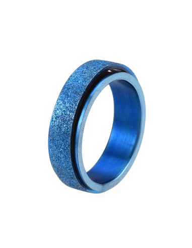 AA406 Anillo Antiestress Brillante, azul