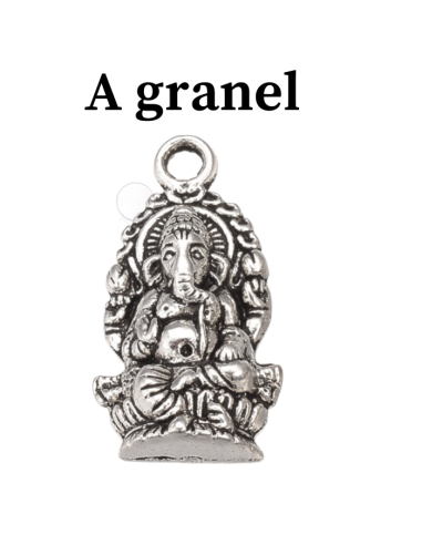 RG091 Ganesha plateada, pack 10 uds
