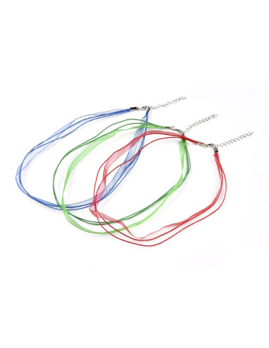 T1030 - Pack 10 Cinta de Organza,...