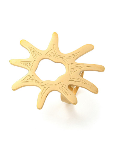 AA29 - Anillo Sol, dorado Gr