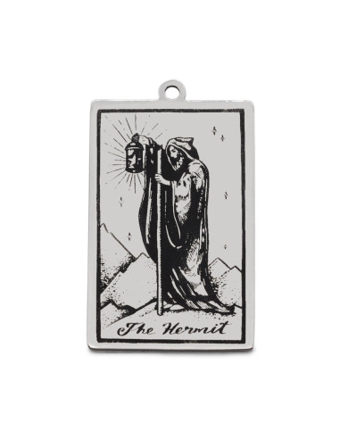 AC477 - Carta Tarot IX "The hermit",...