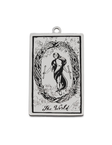 AC469 - Carta Tarot XXI "The world",...