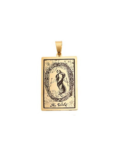 AC501 - Carta Tarot XXI "The world",...