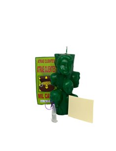 2033 - Velón Mil Caras Verde, Grande