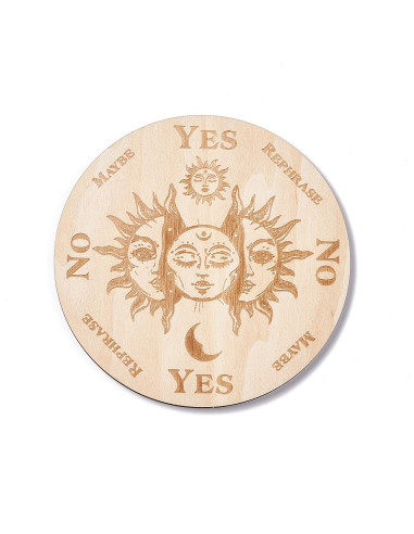 Tablero Triple Luna - Sol, blanco -...